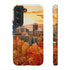An Urban Autumn Overlook - Impact Resistant Phone Case Samsung Galaxy S22 Glossy